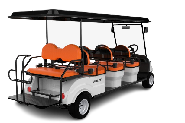 Palis 8-Seater Electric Passenger Cart Rear View